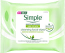SIMPLE Facial Wipes 25pk