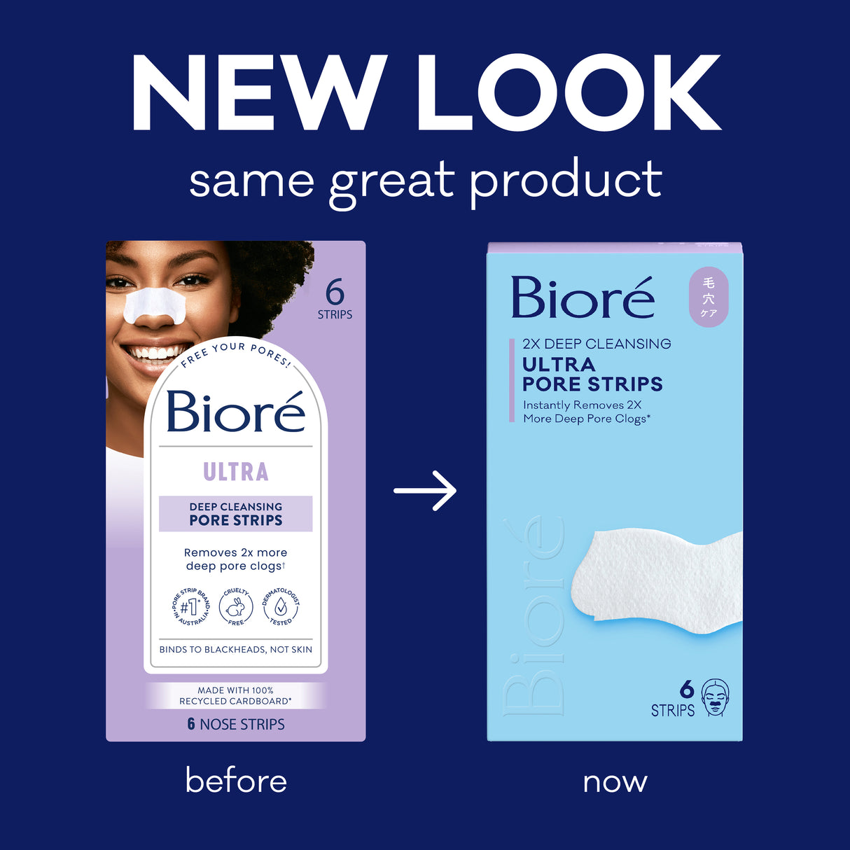 Biore Ultra Nose Strips 6 Pack