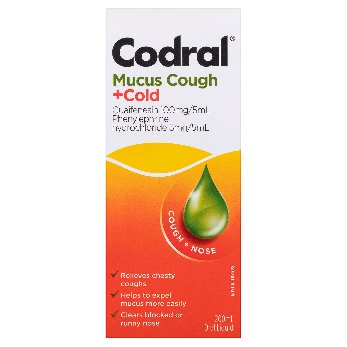 CODRAL Relief Mucus/Cough/Cold 200ml
