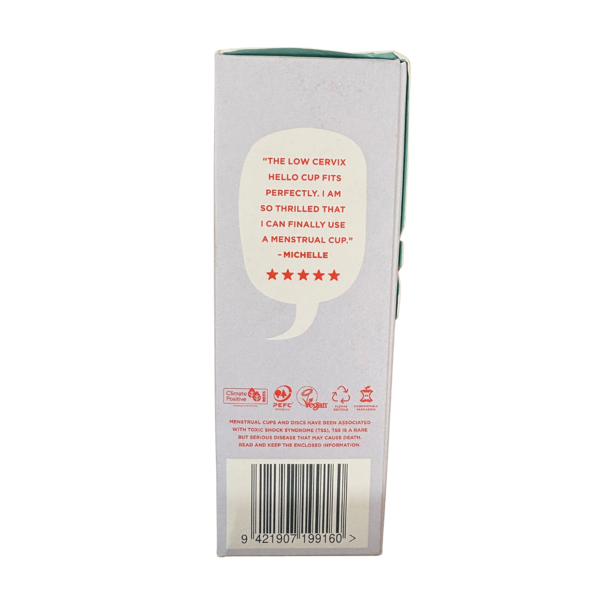 Hello. Low Cervix Cup Green M