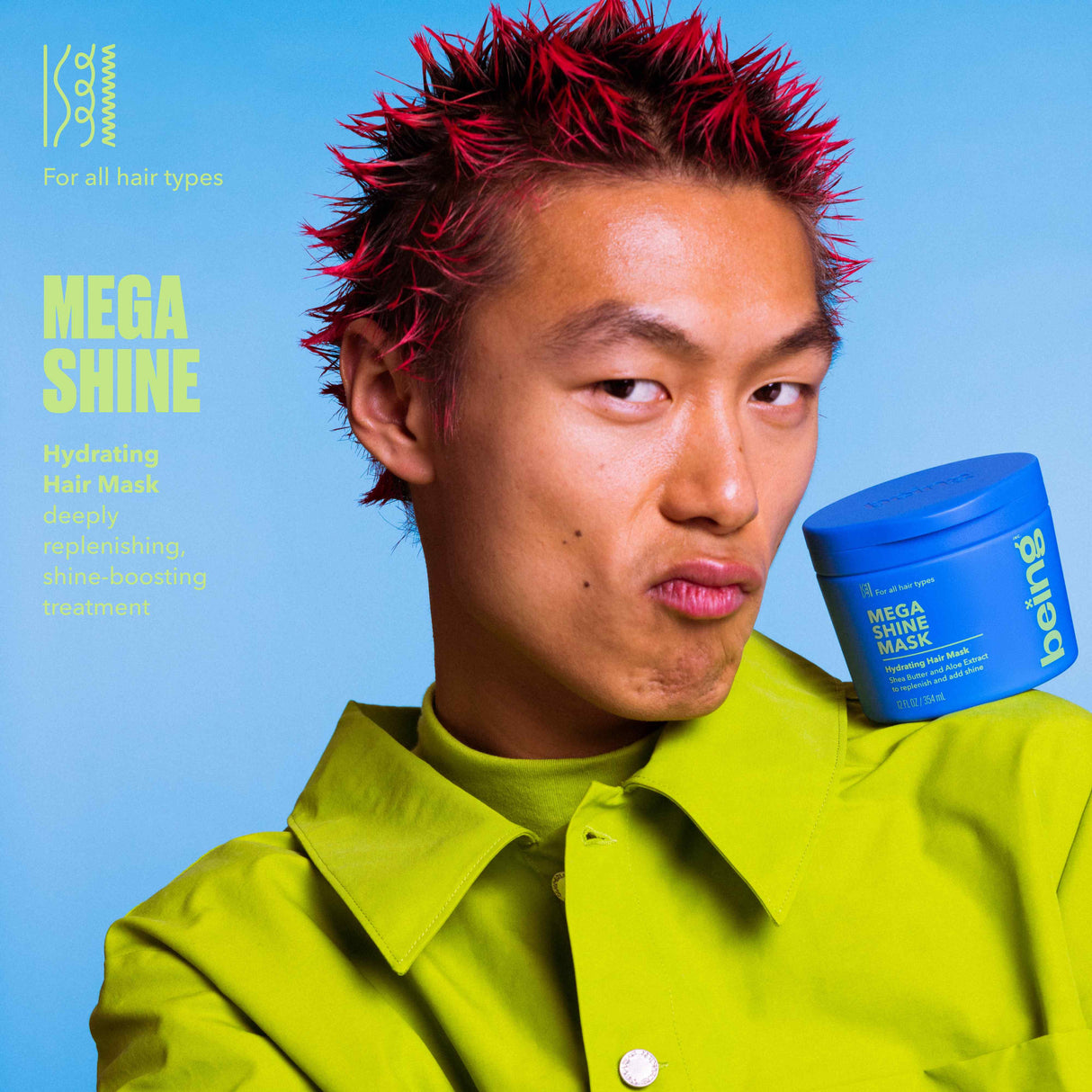BEING Hair Mask Mega Shine 354ml