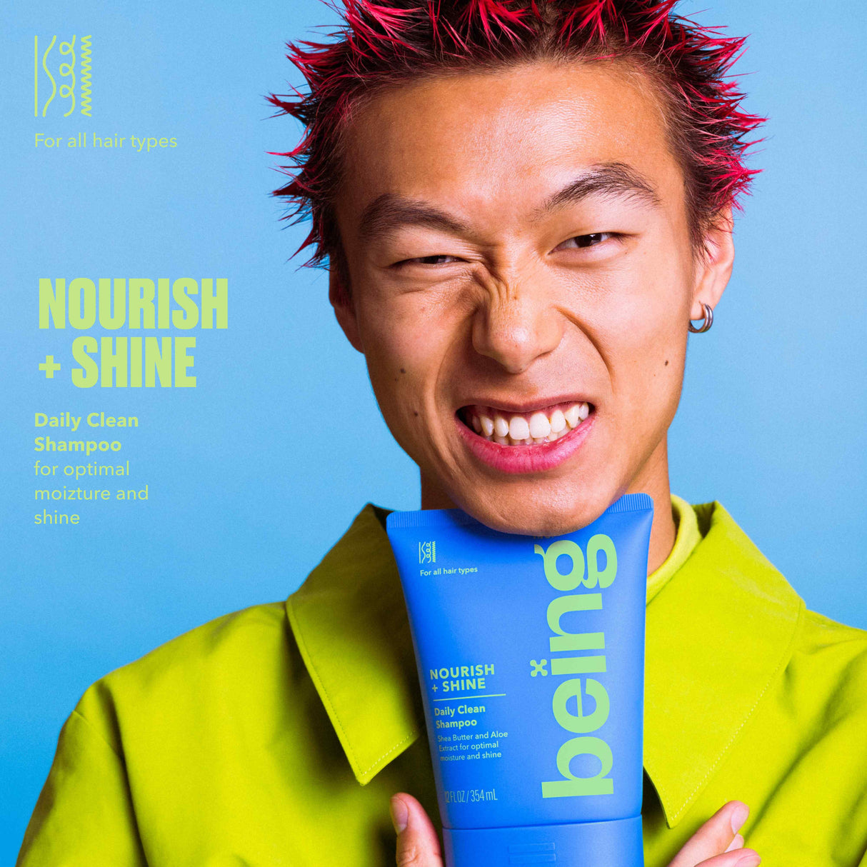 BEING Shampoo Nourish + Shine 354ml