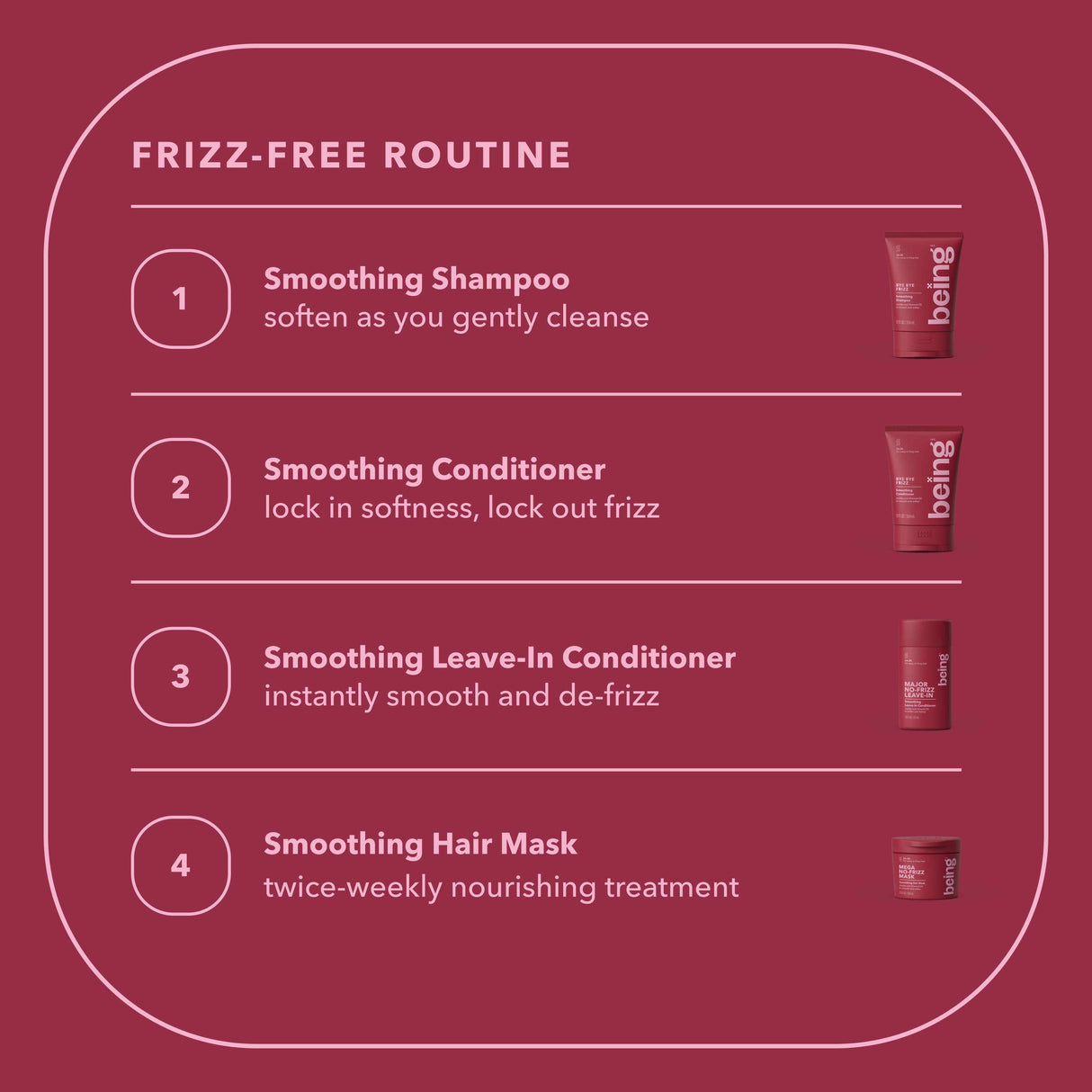 BEING Hair Mask Mega No-Frizz 354ml
