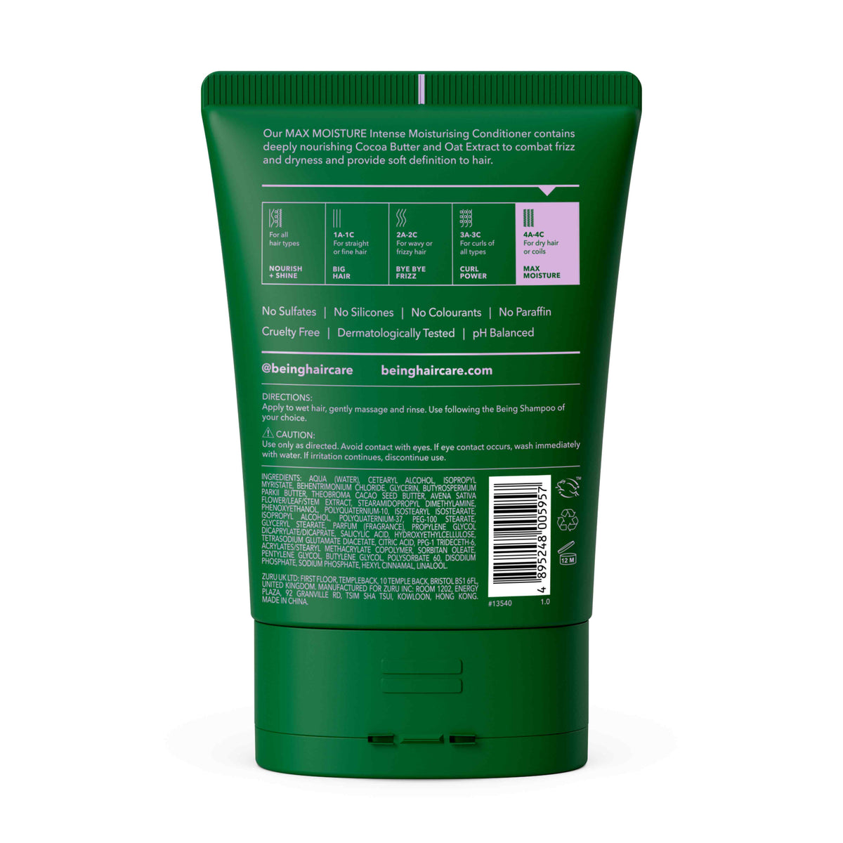BEING Conditioner Max Moisture 354ml