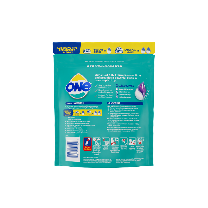 ONE 4 In 1 Laundry Capsules 17pk