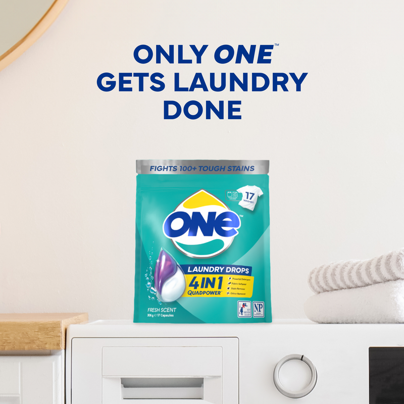 ONE 4 In 1 Laundry Capsules 17pk