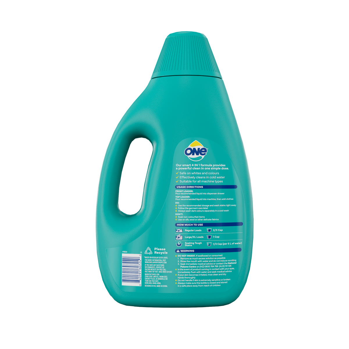 ONE 4 In 1 Laundry Liquid 2 Litre