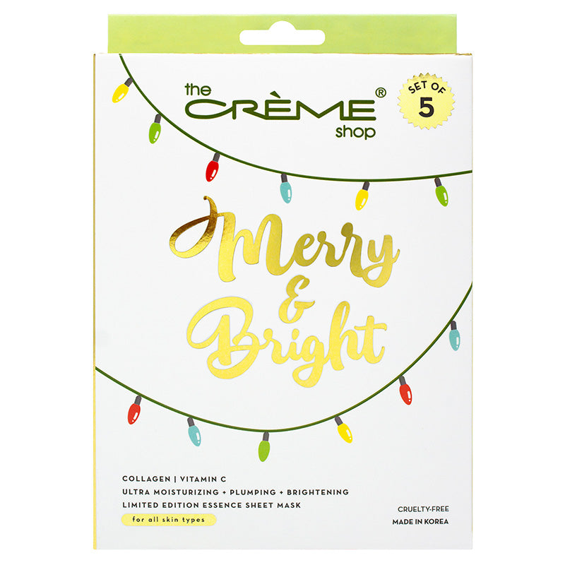 The Creme Shop Merry & Bright Mask 5pc