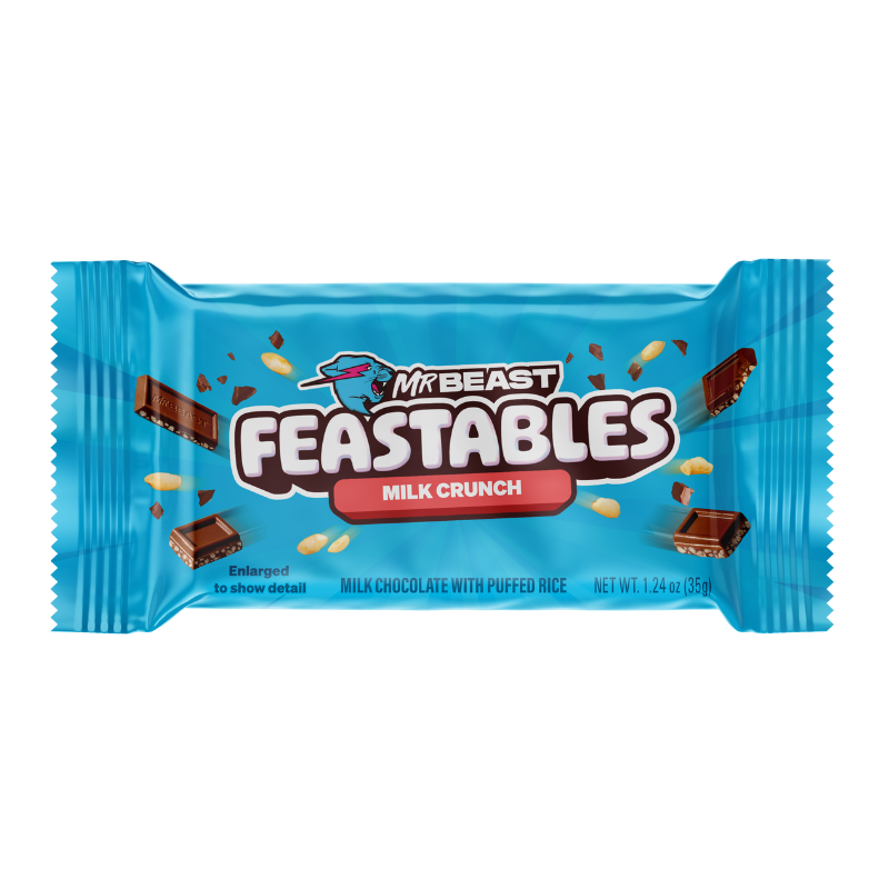 MrBeast Feastables Milk Chocolate Crunch 35 g