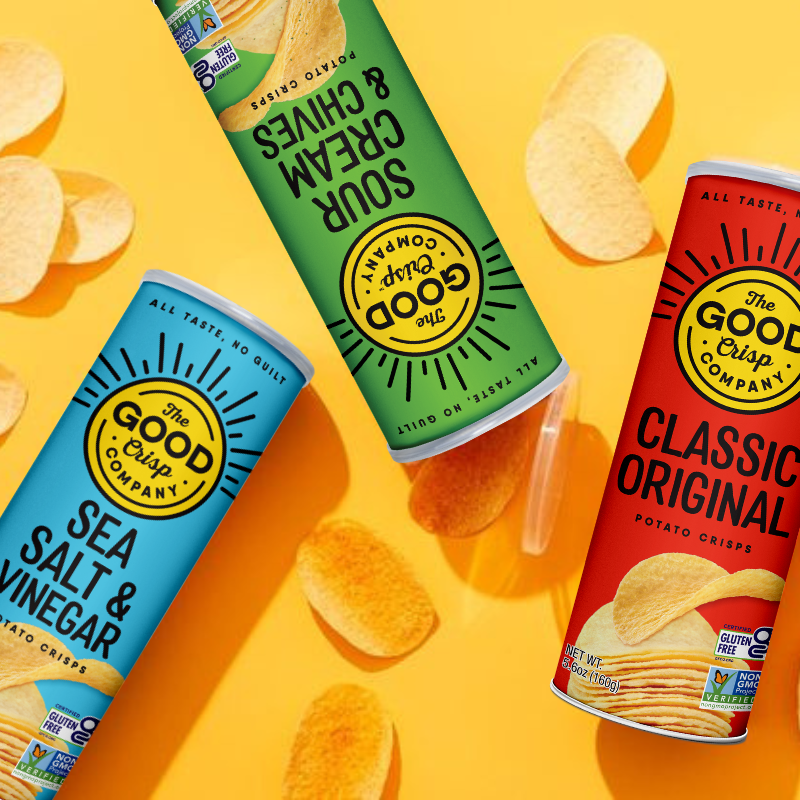 The Good Crisp Company Sea Salt & Vinegar 160g