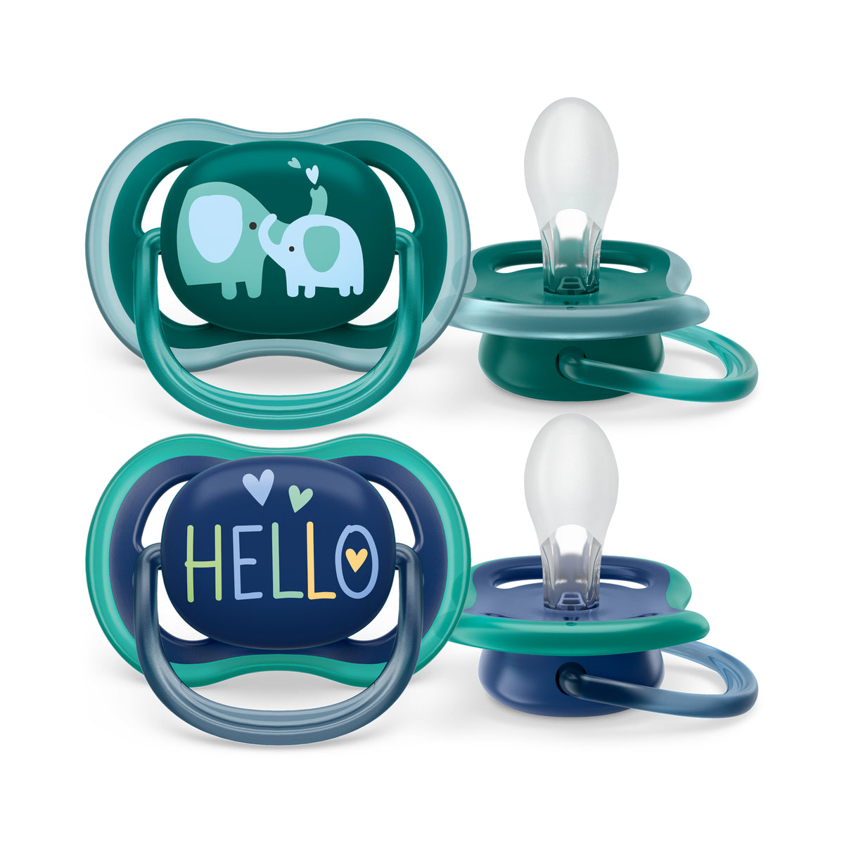Philips Avent Soother Ultra Air Deco 18m 2pk