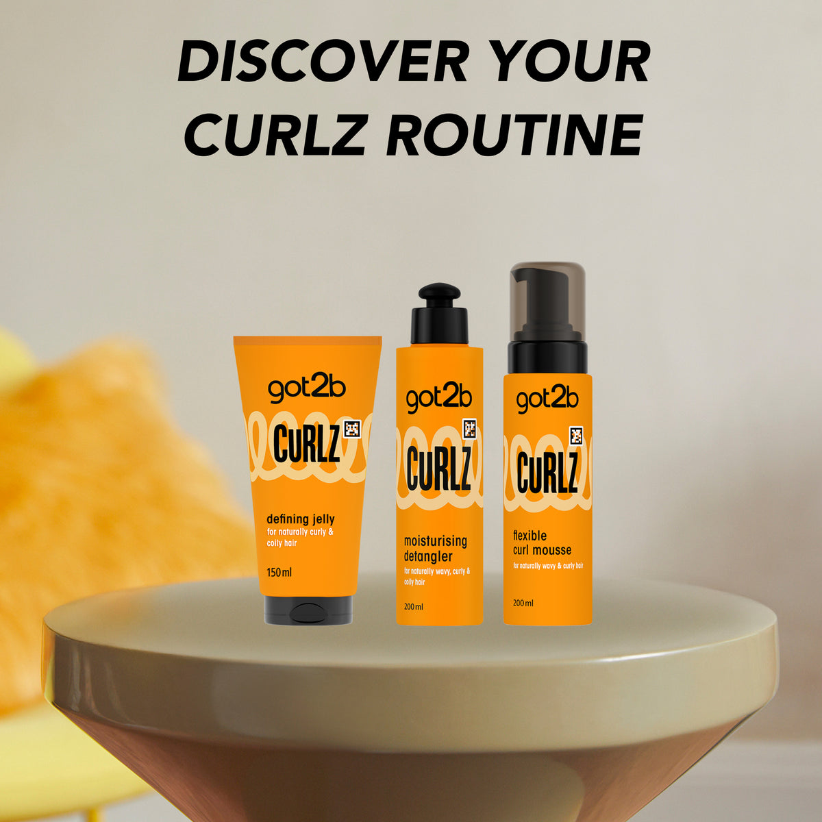 got2b Curlz Flexible Curl Mousse 200ml