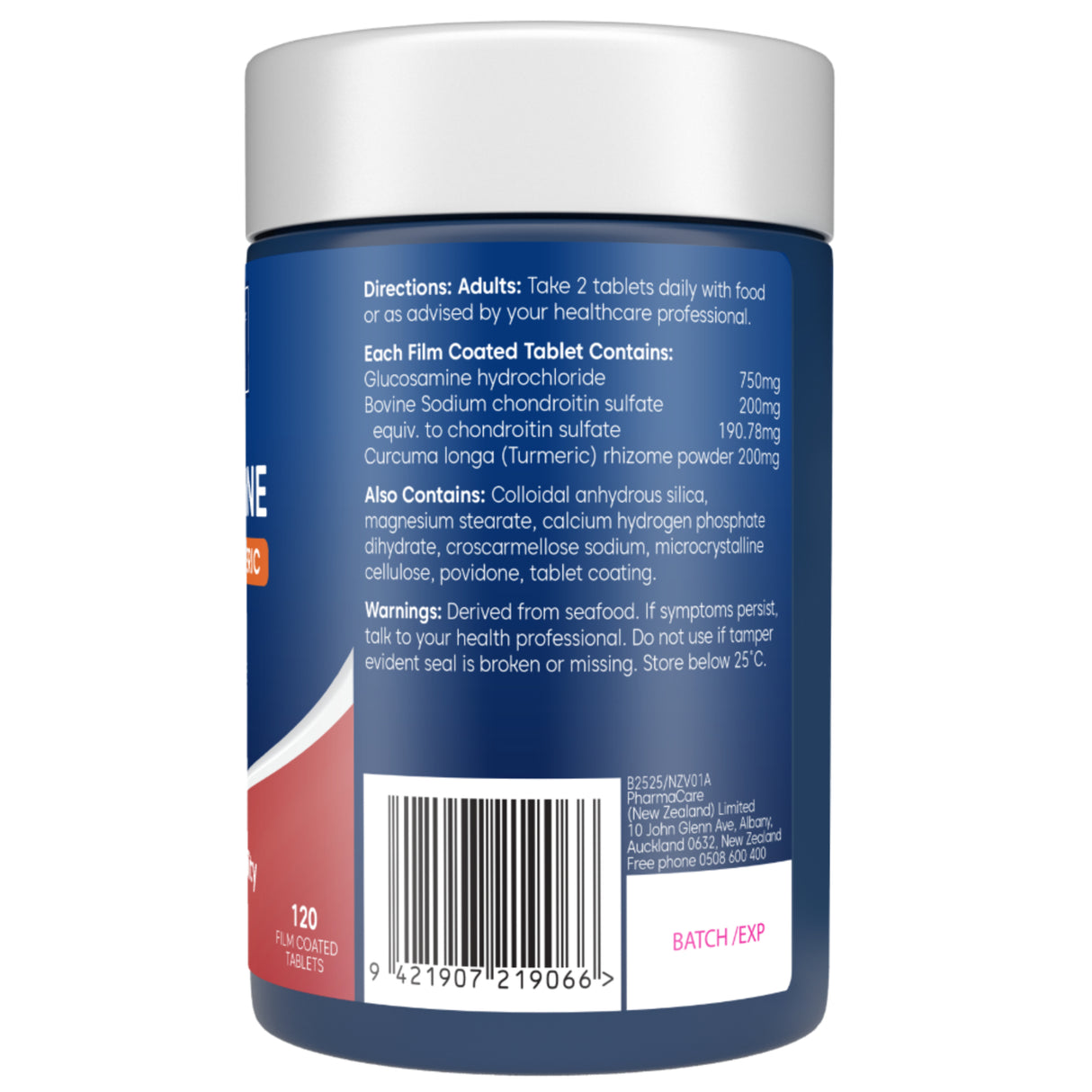 Bioglan Glucosamine + Chondroitin + Turmeric 120 Tablets