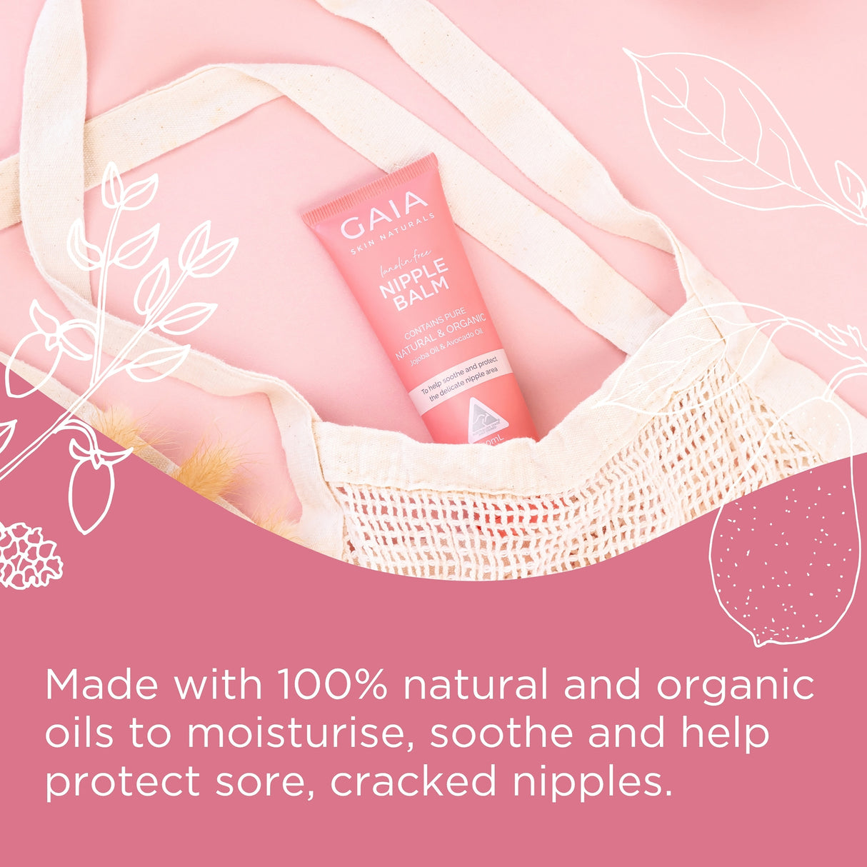 GAIA Skin Naturals Nipple Balm 40ml