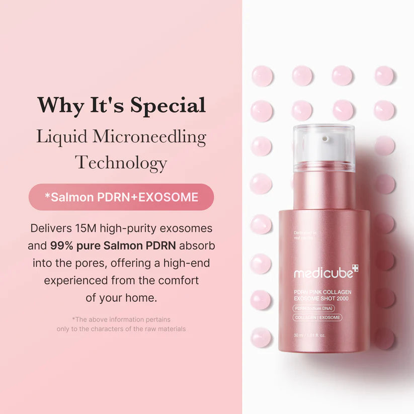 Medicube PDRN Pink Collagen Exosome Shot 2000 30ml