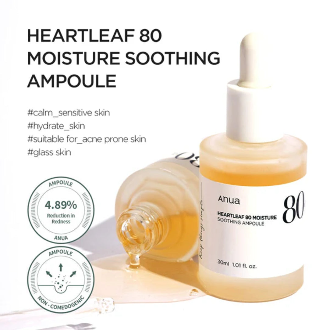 Anua Heartleaf 80% Soothing Ampoule 30ml