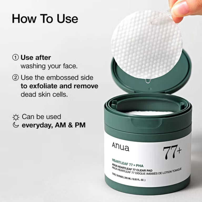 Anua Heartleaf Clear Pad 160ml Facial Cleansing Pads