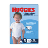 Huggies Ultra Dry Nappies Boys Size 5 (13-18kg) 32 Pack