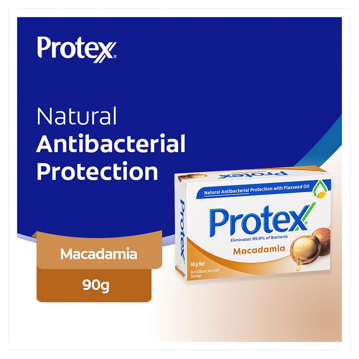 PROTEX Antibacterial Macadamia Oil Bar Soap 90g