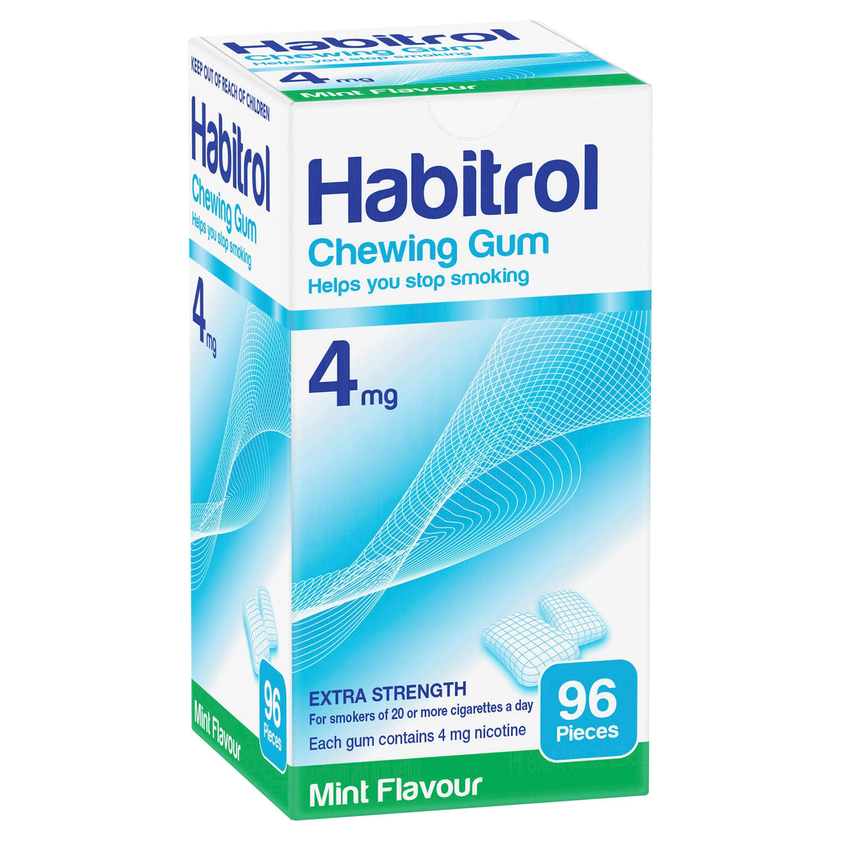 Habitrol Gum Mint 4mg 96s