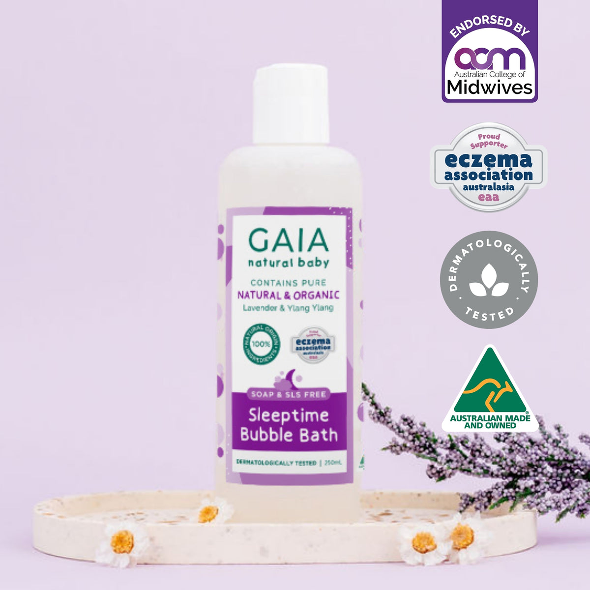 GAIA Bubble Bath Sleeptime 250ml