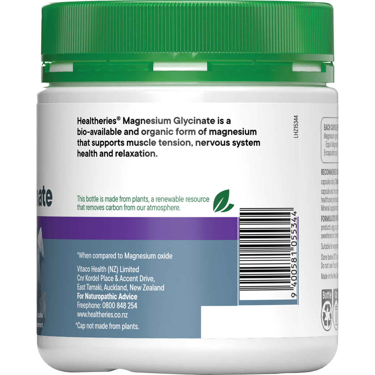 Healtheries Magnesium Glycinate Caps 160s