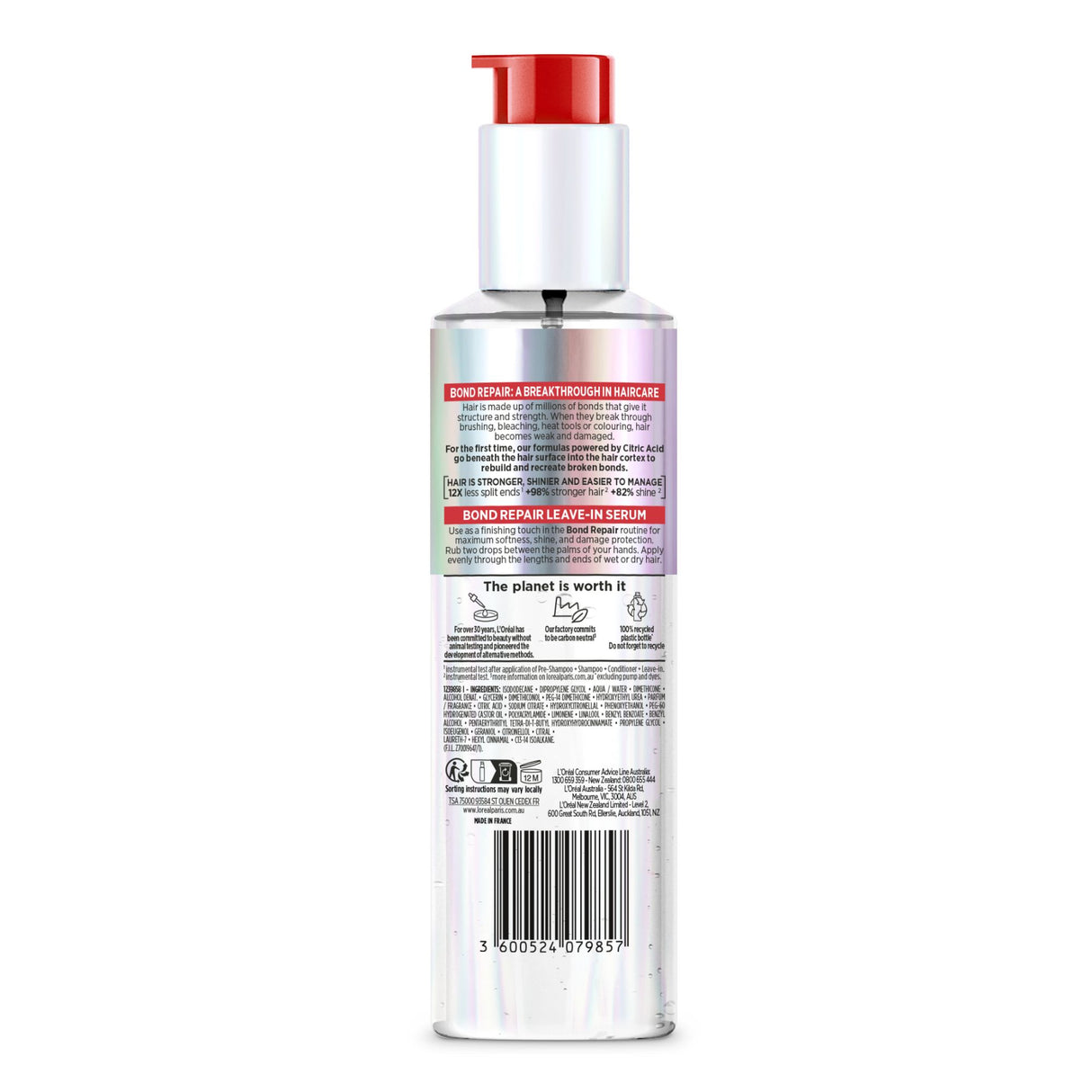 L'Oreal ELVIVE BOND REPAIR LEAVE IN SERUM 150ML