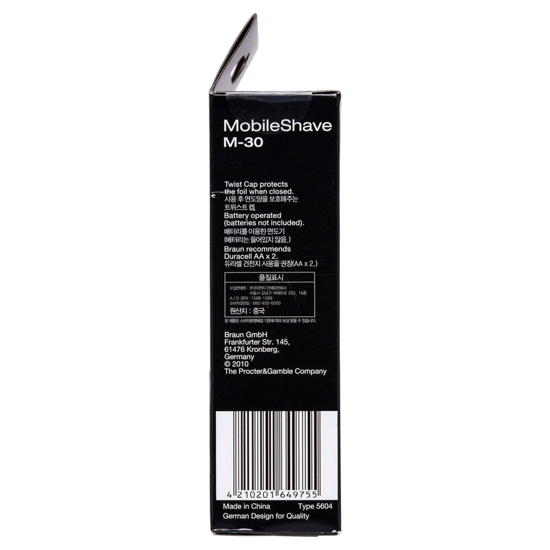 BRAUN M30 Mobile Shaver Dark Blue