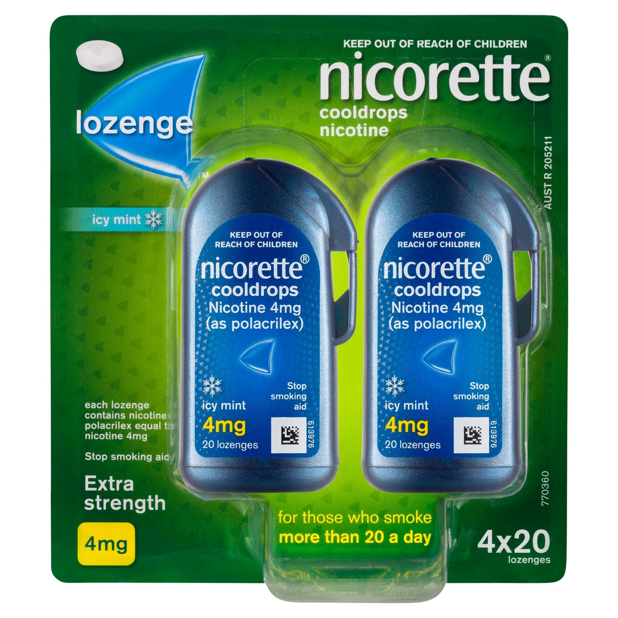 Nicorette Cooldrops 4mg 80