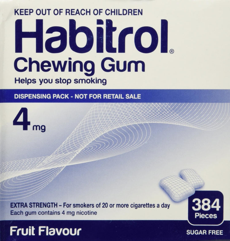 Habitrol Gum Fruit 4mg 384s