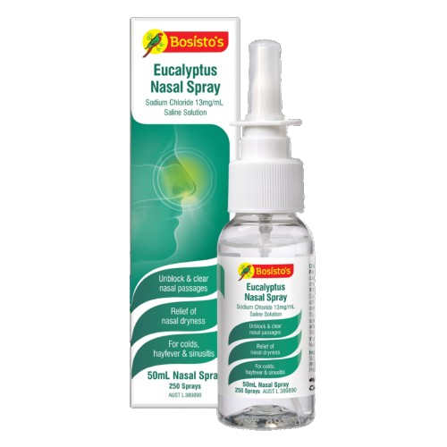 Bosistos Nasal Spray Eucalyptus 50ml