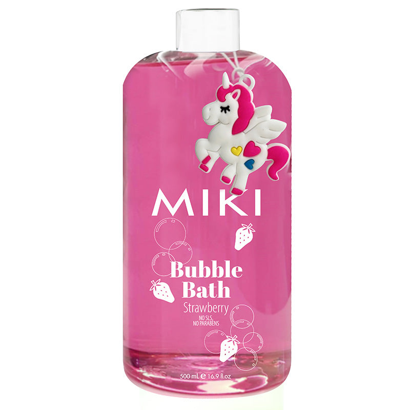 MIKI Bubble Bath with Toy Strawberry 500ml