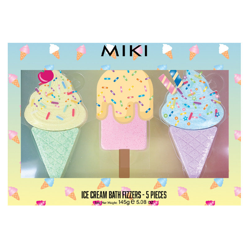 Miki Ice Cream Bath Fizzer 5pk