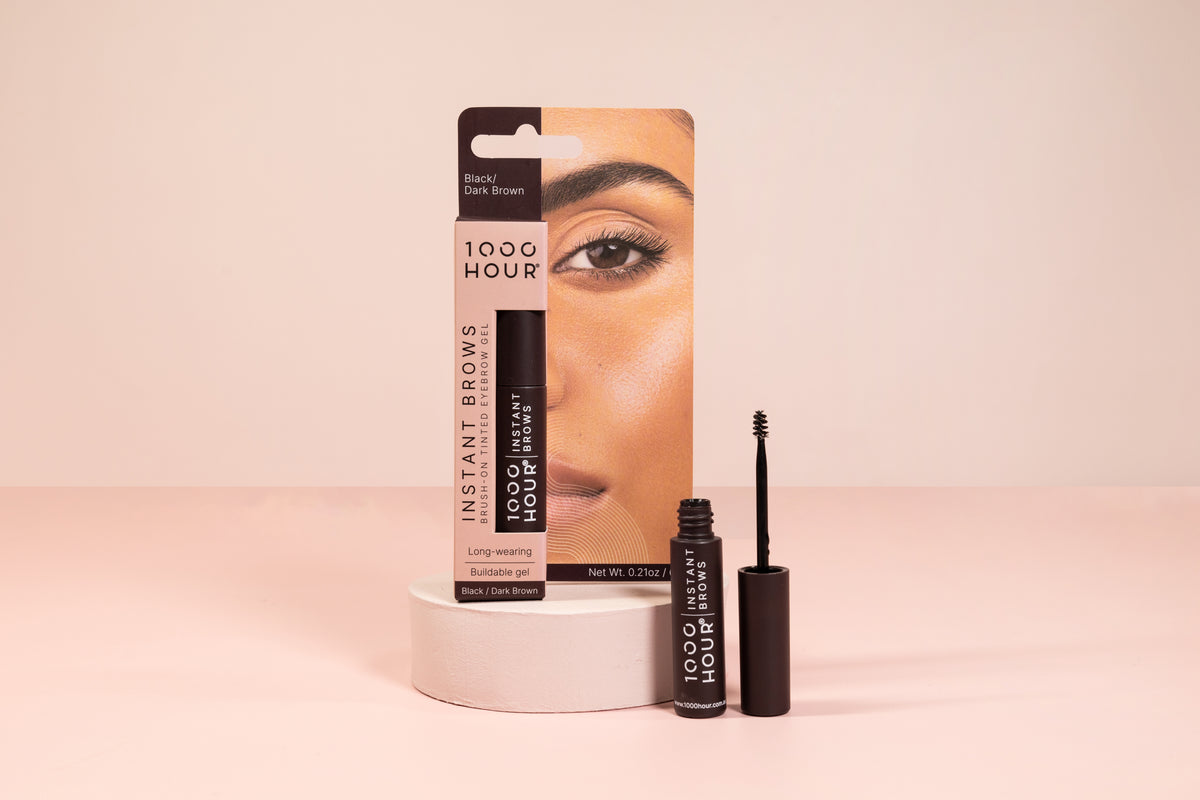 1000HOUR Instant Brows Mascara Black/Dark Brown 6g