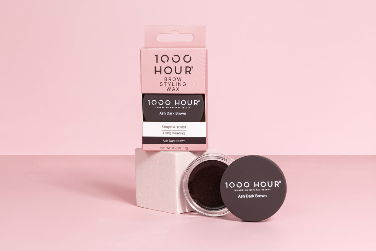1000HOUR Brow Styling Wax Ash Dark Brown 6g