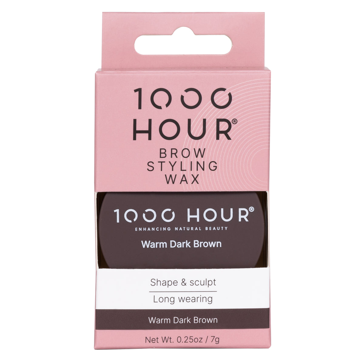 1000HOUR Brow Styling Wax Warm Dark Brown 6g