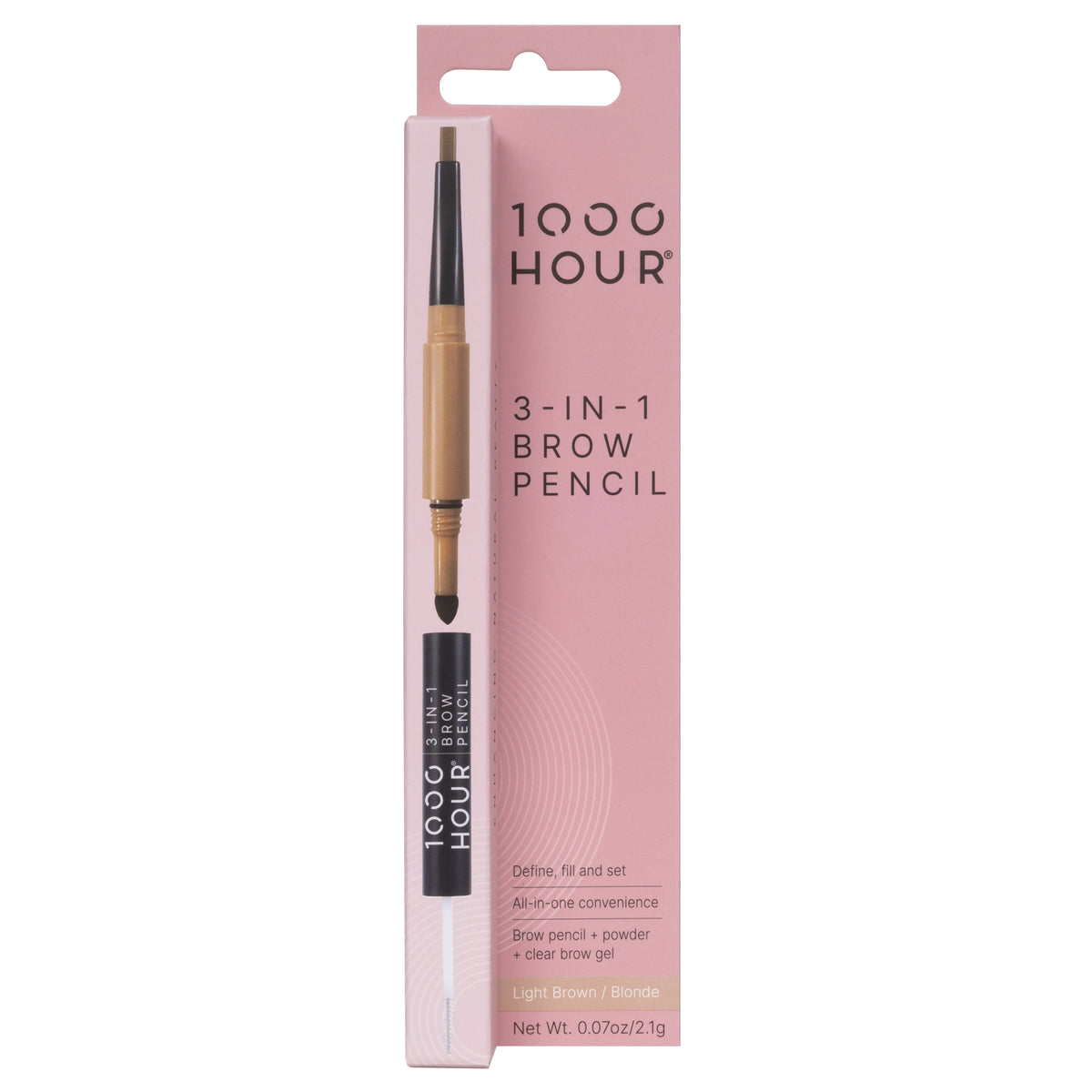 1000HOUR 3-in-1 Brow Pencil Light Brown/Blonde