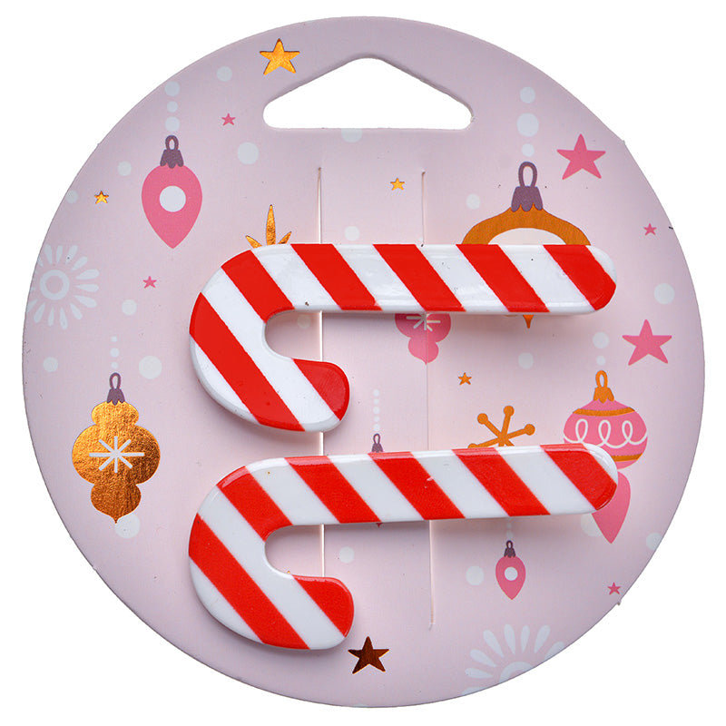 Christmas CANDY CANE CLIP 2pk