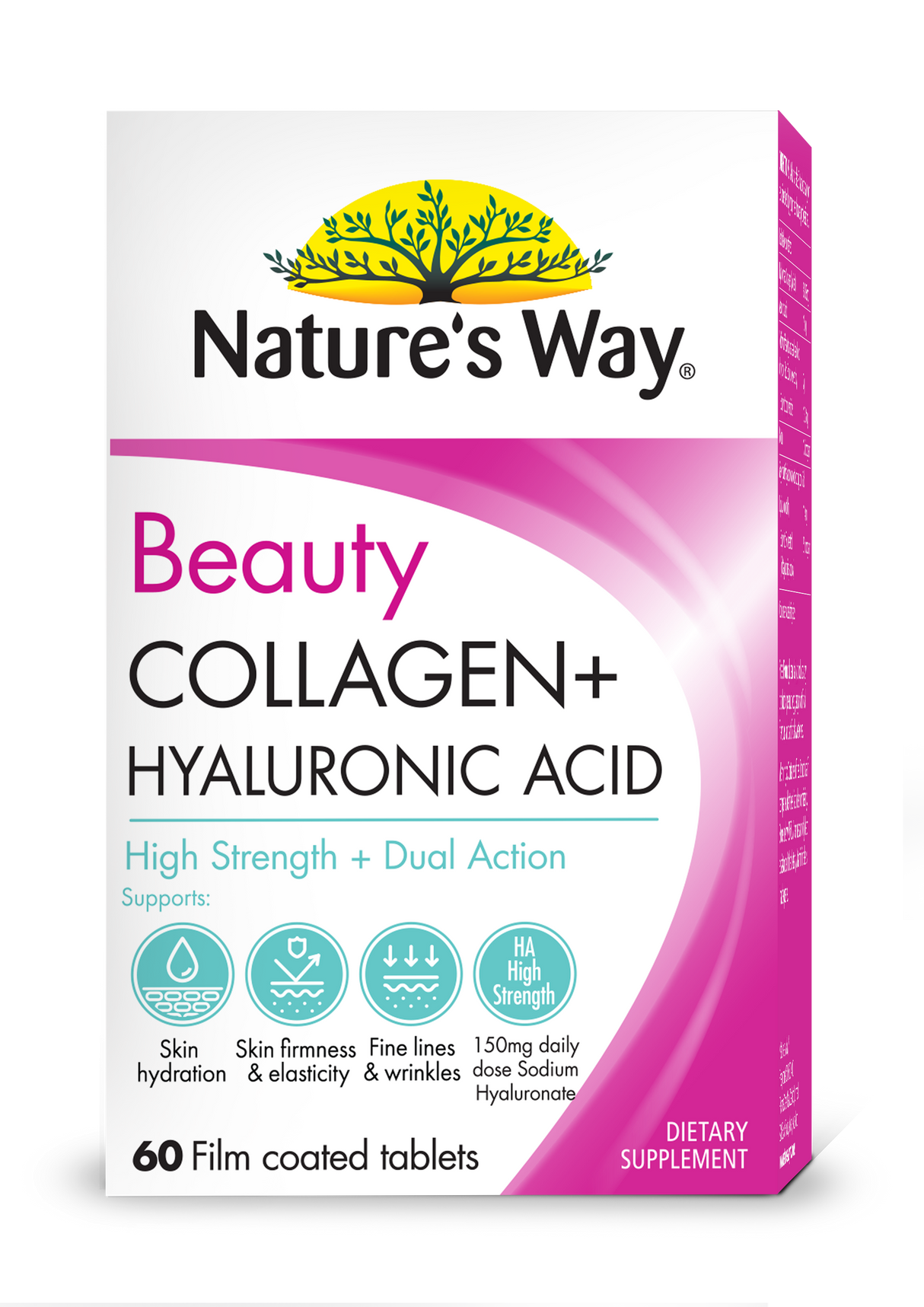 Nature's Way Beauty Collagen + Hyaluronic Beauty Tablets 60s