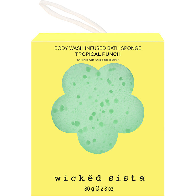 WSIS Body Wash Infused SPONGE Tropical Punch