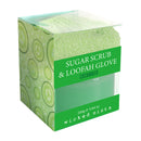 WSIS Sugar Scrub with Loofah Glove Cucumber 330g