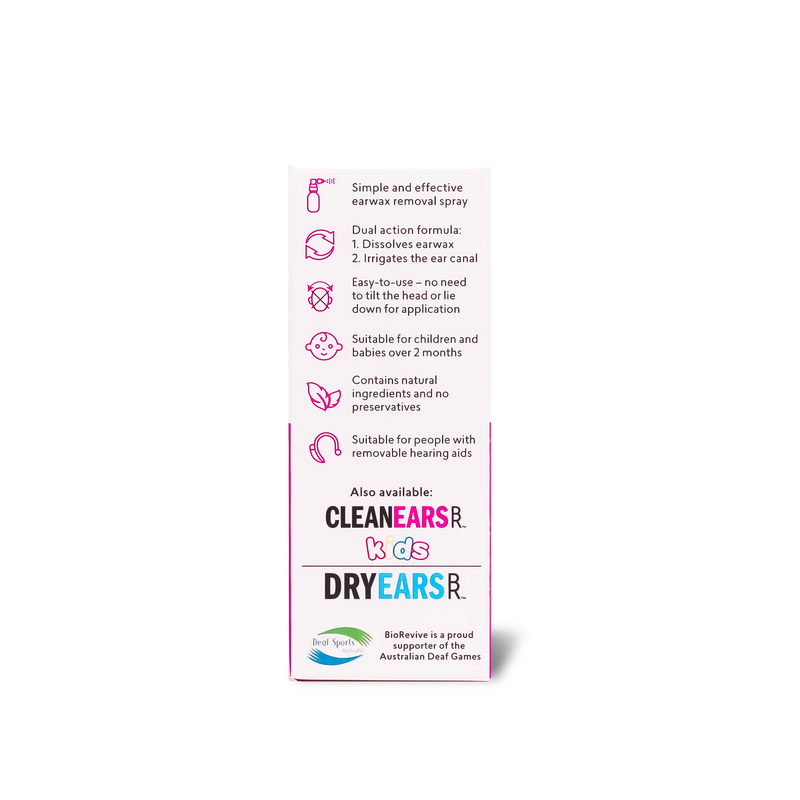 Clean Ears Ear Wax Removal Spray 30ml