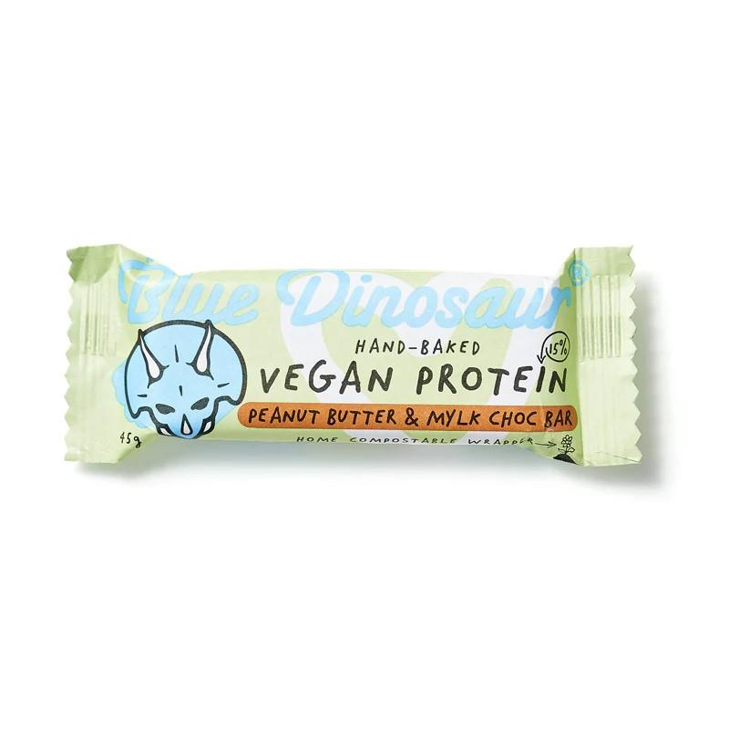 Blue Dinosaur Vegan Peanut Butter & Mylk Choc Bar 45g