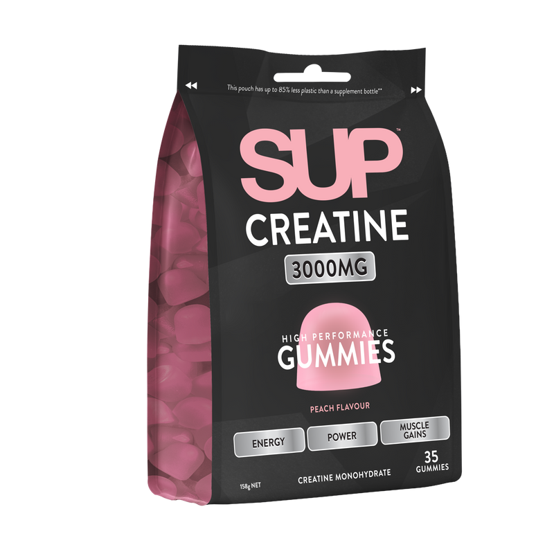 SUP Peach Creatine Gummies 35s