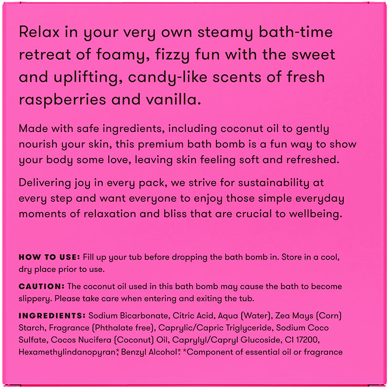 ANIHANA Heart Bath Bomb Berry Vanilla