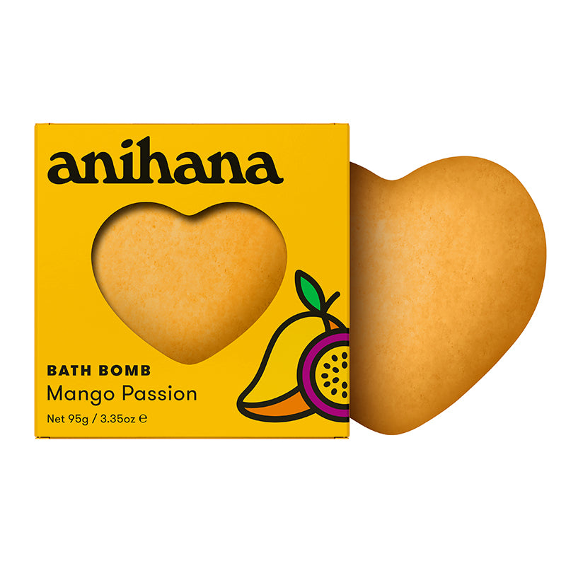 ANIHANA Heart Bath Bomb Mango Passion