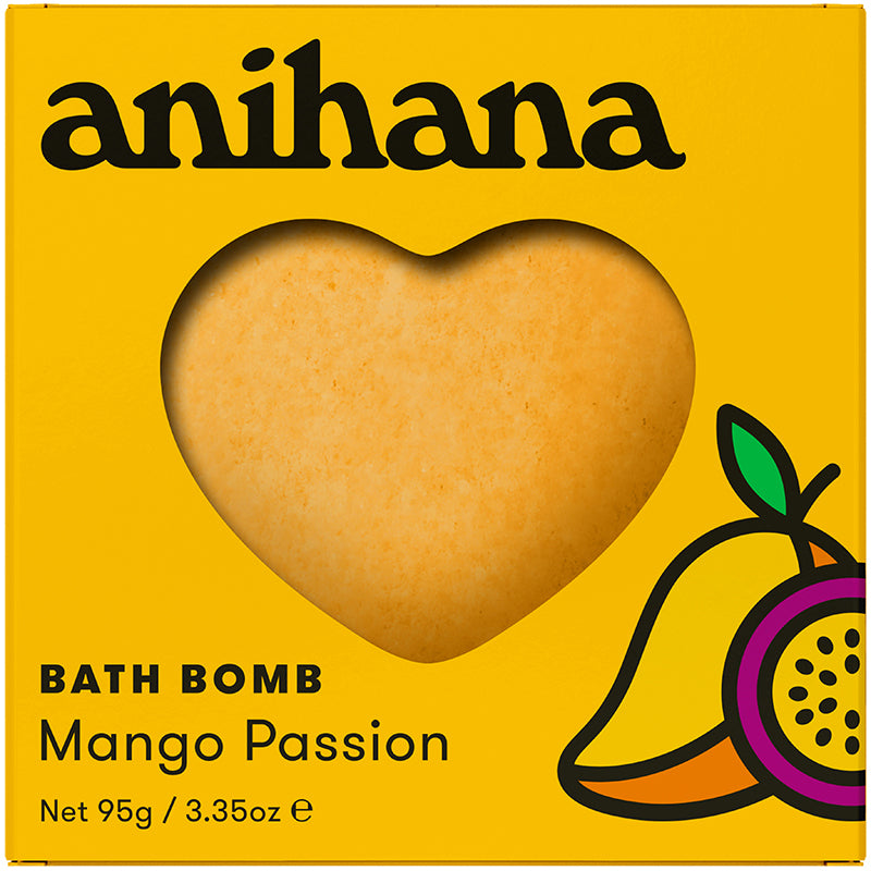 ANIHANA Heart Bath Bomb Mango Passion