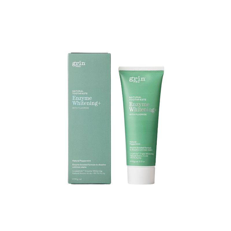 Grin Pro Enzyme Whitening+ Toothpaste with Fluoride 90g