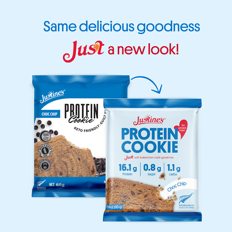 Justine's Protein Cookie Choc Chip 60g