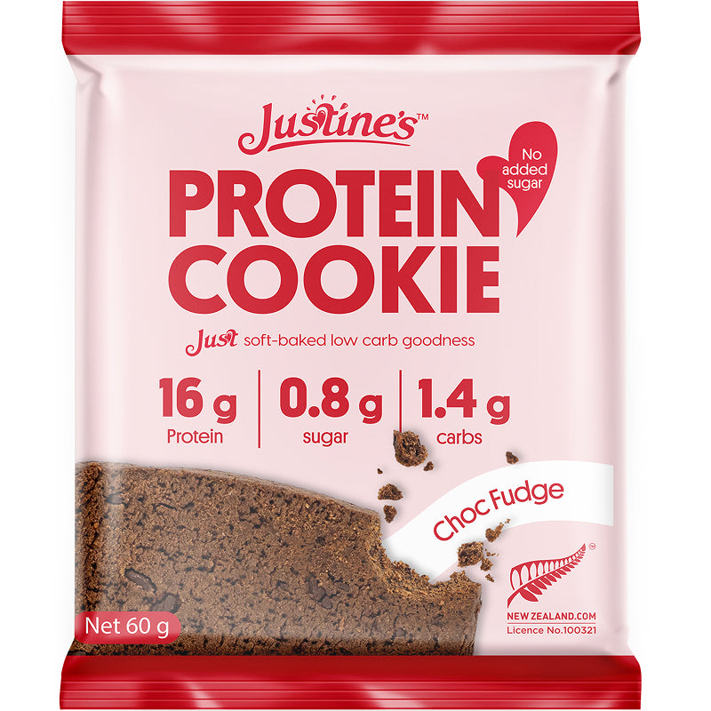 Justine's Protein Cookie Choc Fudge 60g